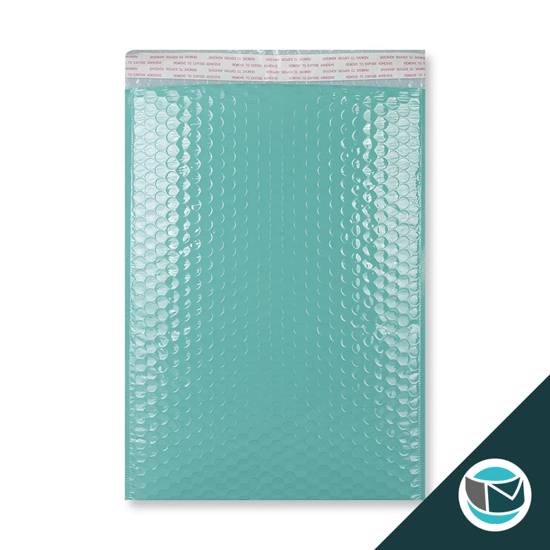Kunststof Luchtkussenenvelop Hoogglans - 340x240 mm - Mintgroen