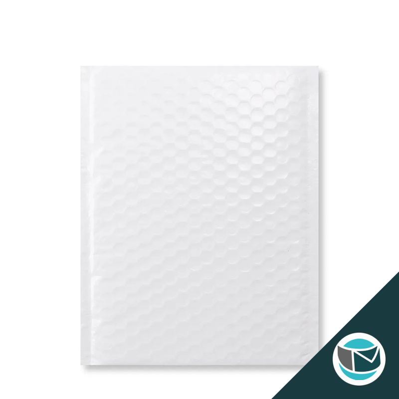 Kunststof Luchtkussenenvelop Hoogglans - 340x240 mm - Wit