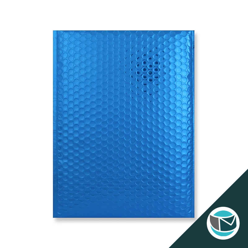 Metallic Luchtkussen Envelop - 324x230 mm (C4) - Blauw