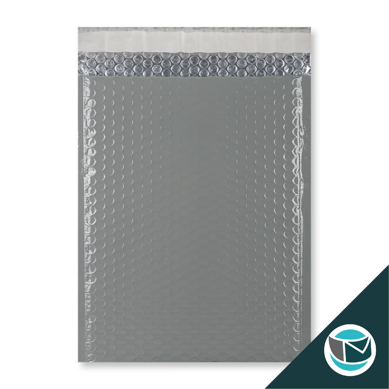 Metallic Luchtkussen Envelop - 324x230 mm (C4) - Donker Grijs