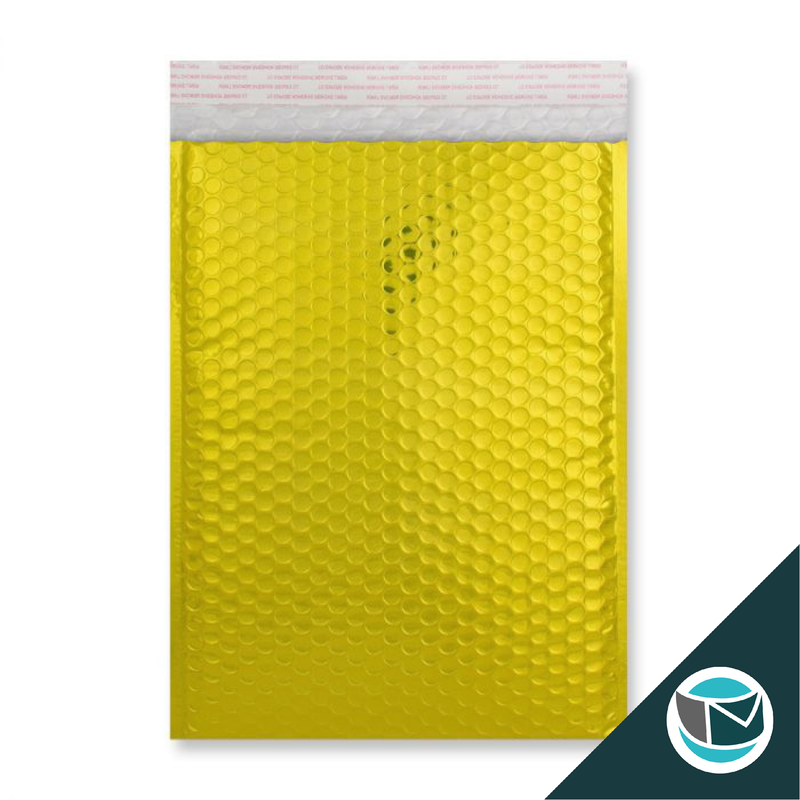 Metallic Luchtkussen Envelop - 324x230 mm (C4) - Goud