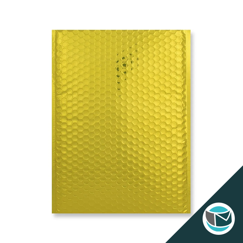Metallic Luchtkussen Envelop - 324x230 mm (C4) - Goud
