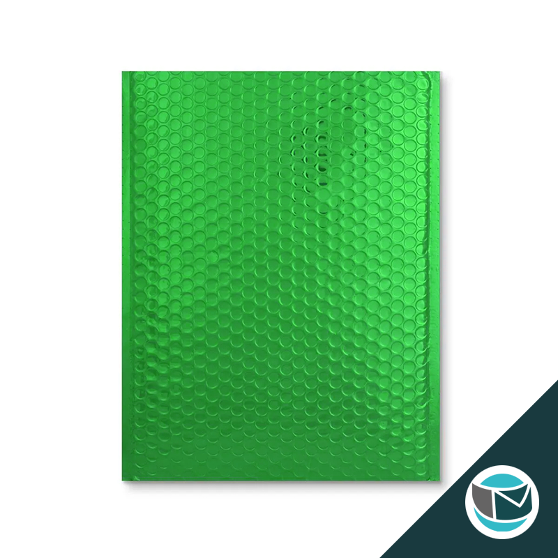 Metallic Luchtkussen Envelop - 324x230 mm (C4) - Groen