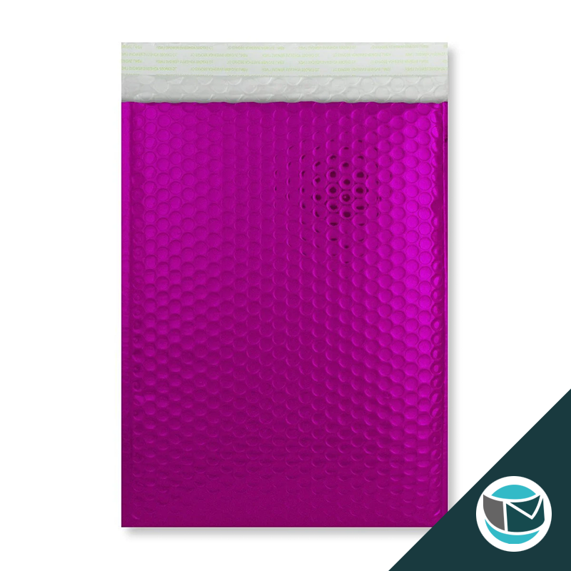 Metallic Luchtkussen Envelop - 324x230 mm (C4) - Roze