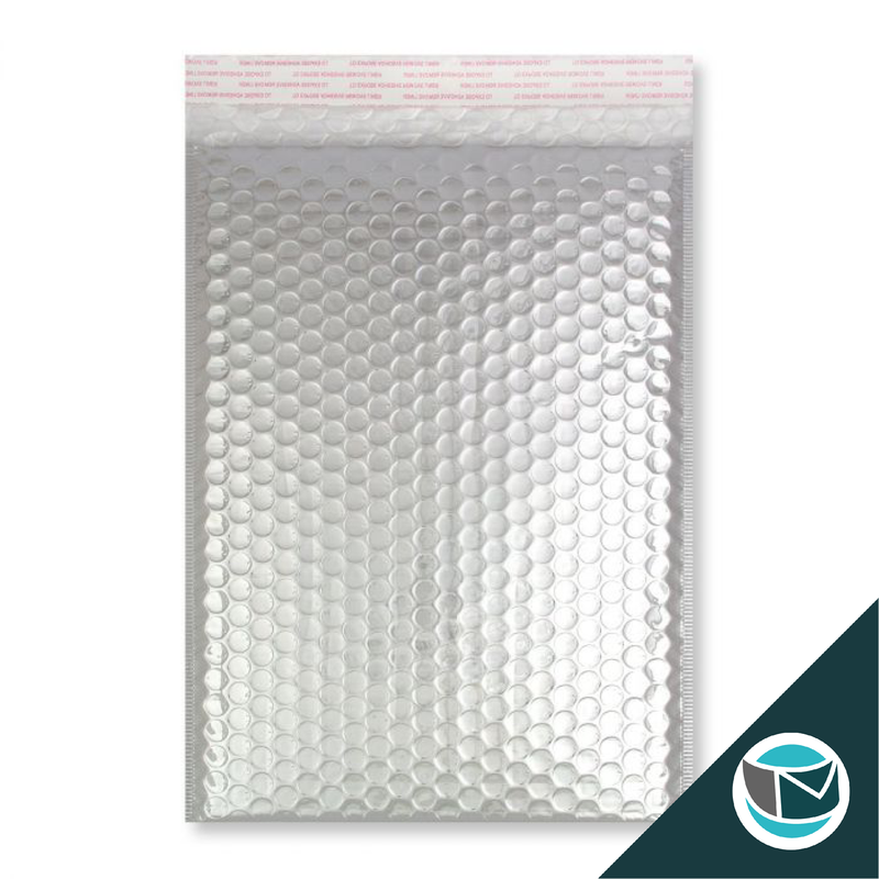 Metallic Luchtkussen Envelop - 324x230 mm (C4) - Zilver