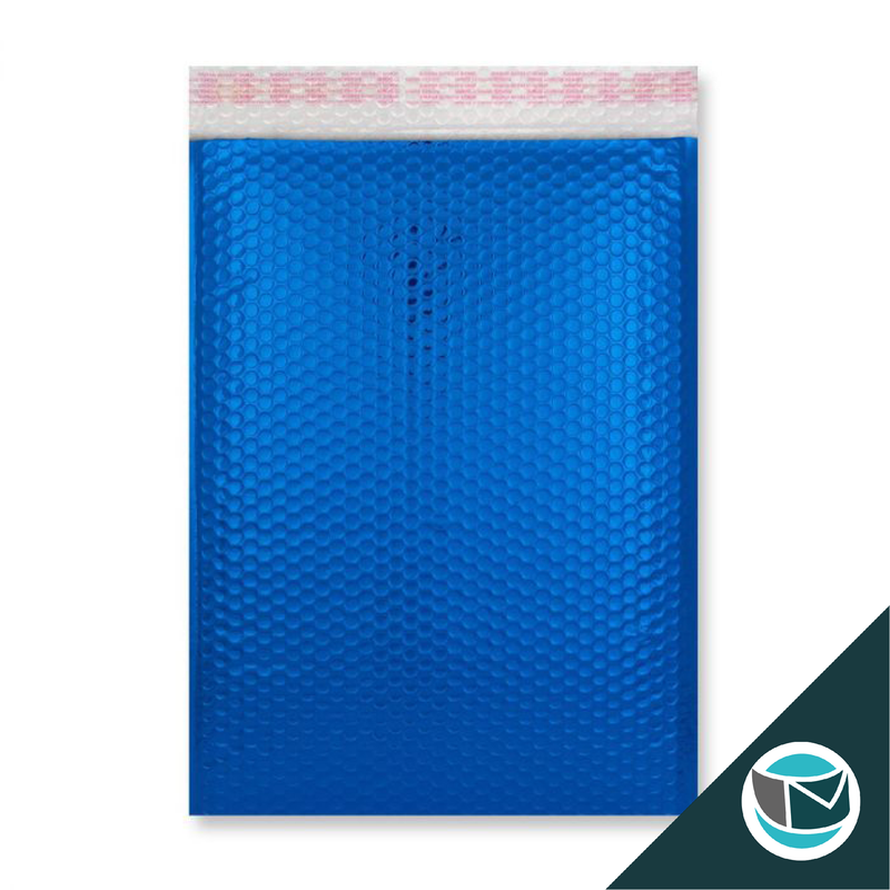 Metallic Luchtkussen Envelop - 450x320 mm (C3) - Blauw