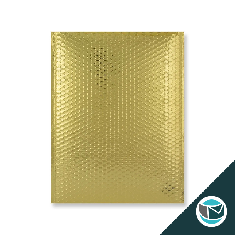 Metallic Luchtkussen Envelop - 450x320 mm (C3) - Goud