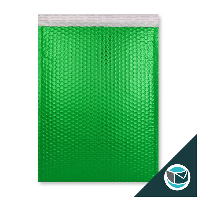 Metallic Luchtkussen Envelop - 450x320 mm (C3) - Groen