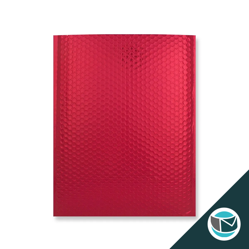 Metallic Luchtkussen Envelop - 450x320 mm (C3) - Rood