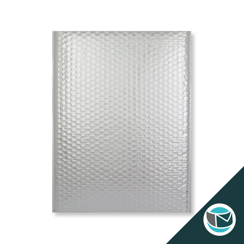 Metallic Luchtkussen Envelop - 450x320 mm (C3) - Zilver
