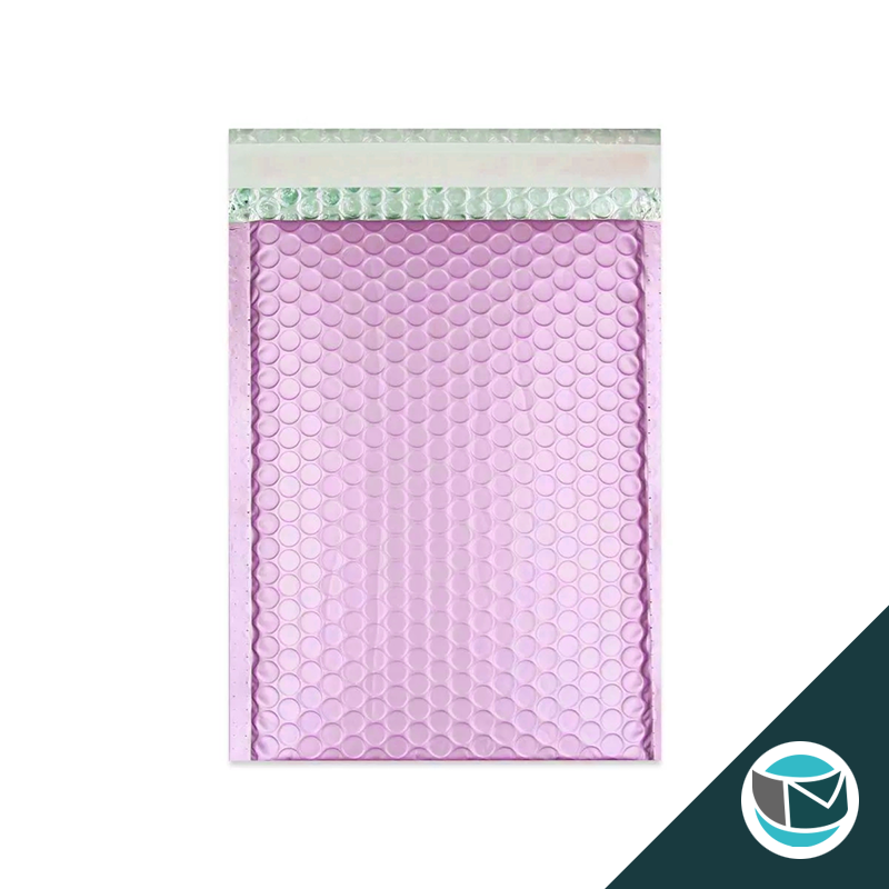 Metallic Luchtkussen Envelop Mat - 250x180 mm - Lila