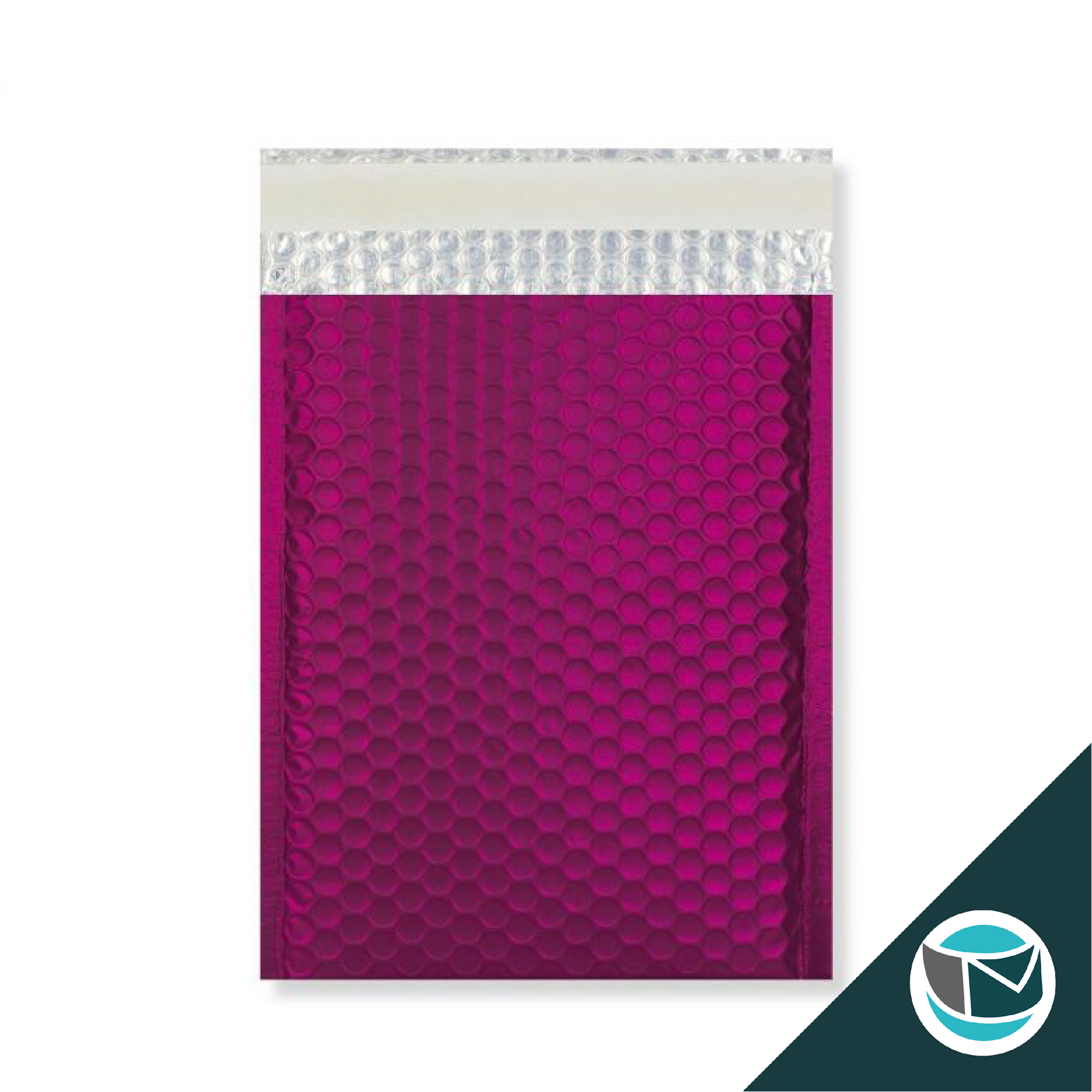Metallic Luchtkussen Envelop Mat - 324x230 mm (C4) - Bordeaux