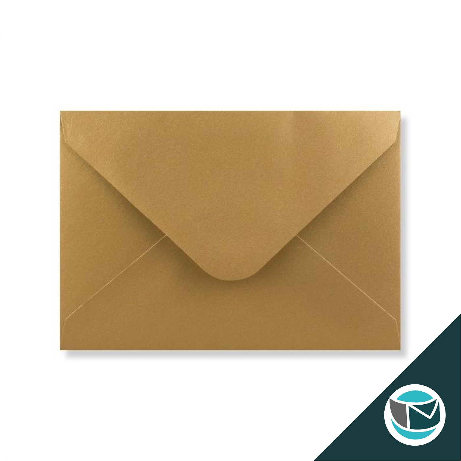 Luxe Wenskaart Envelop - 114x162 mm (C6) - Goud