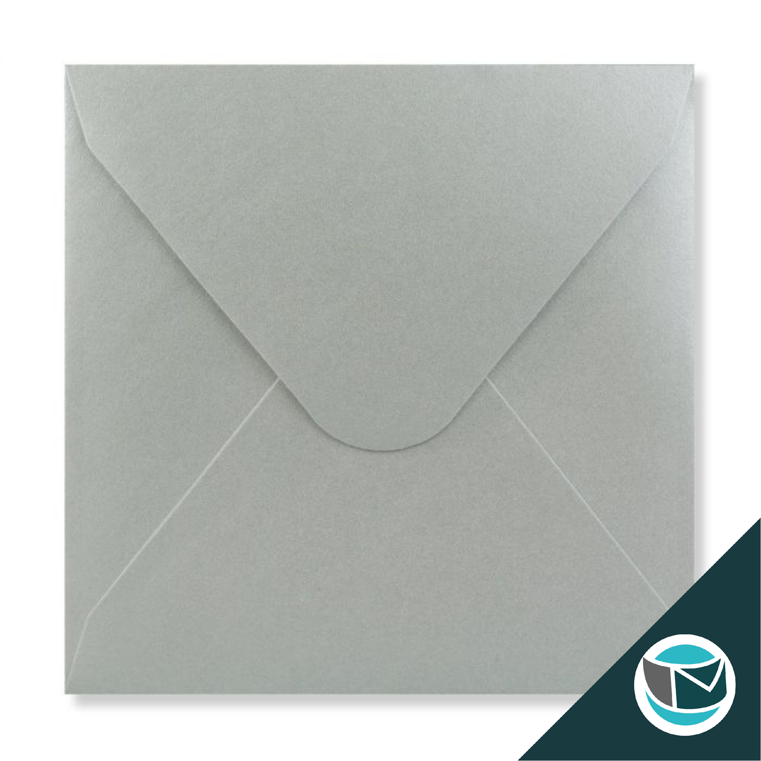 Luxe Wenskaart Envelop - 155x155 mm - Zilver