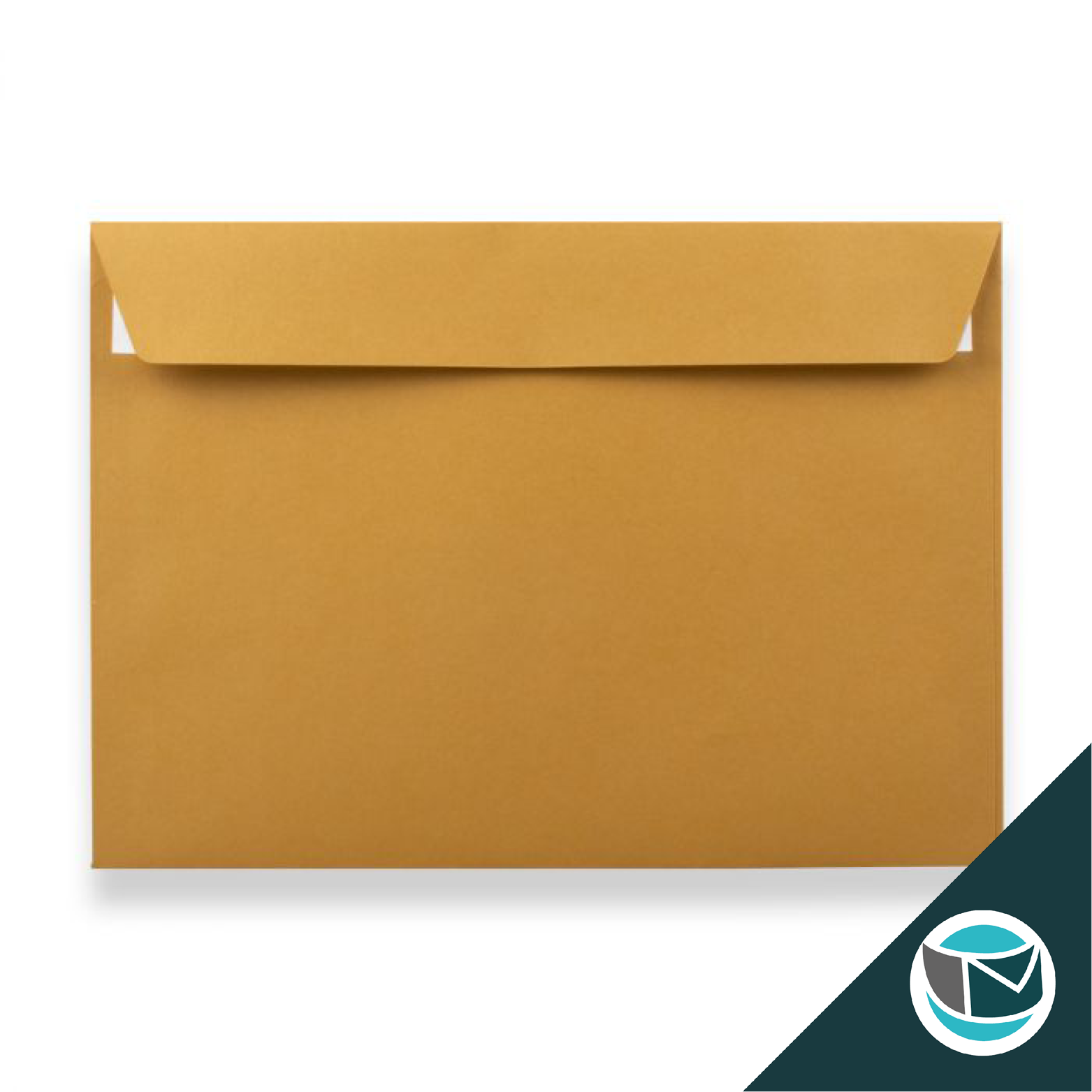 Luxe Wenskaart Envelop - 162x229 mm (C5) - Goud Strip