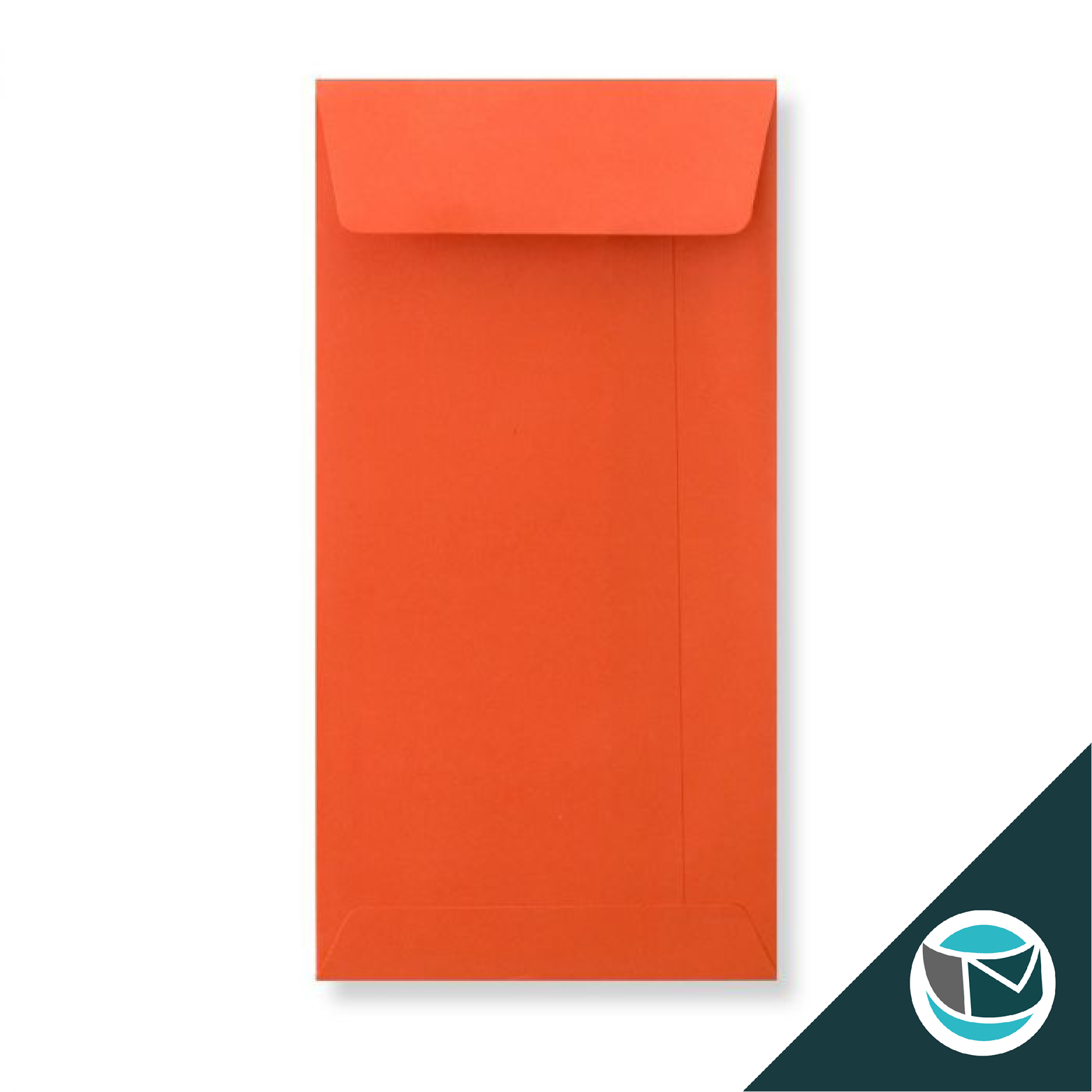 Luxe Wenskaart Envelop - 220x110 mm - Oranje Strip