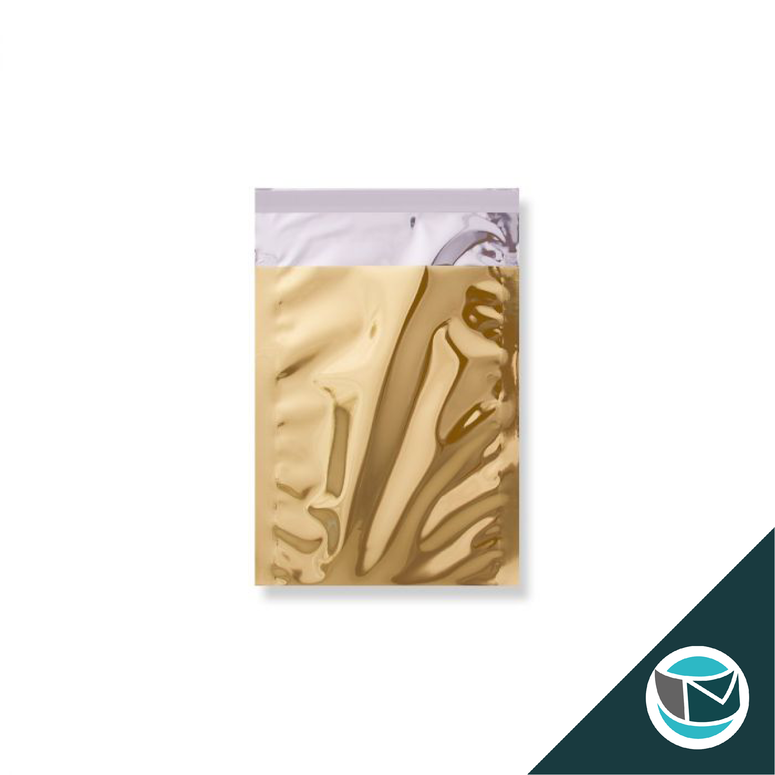 Metallic Folie Envelop (Glans) - 162x114 mm (C6) - Goud