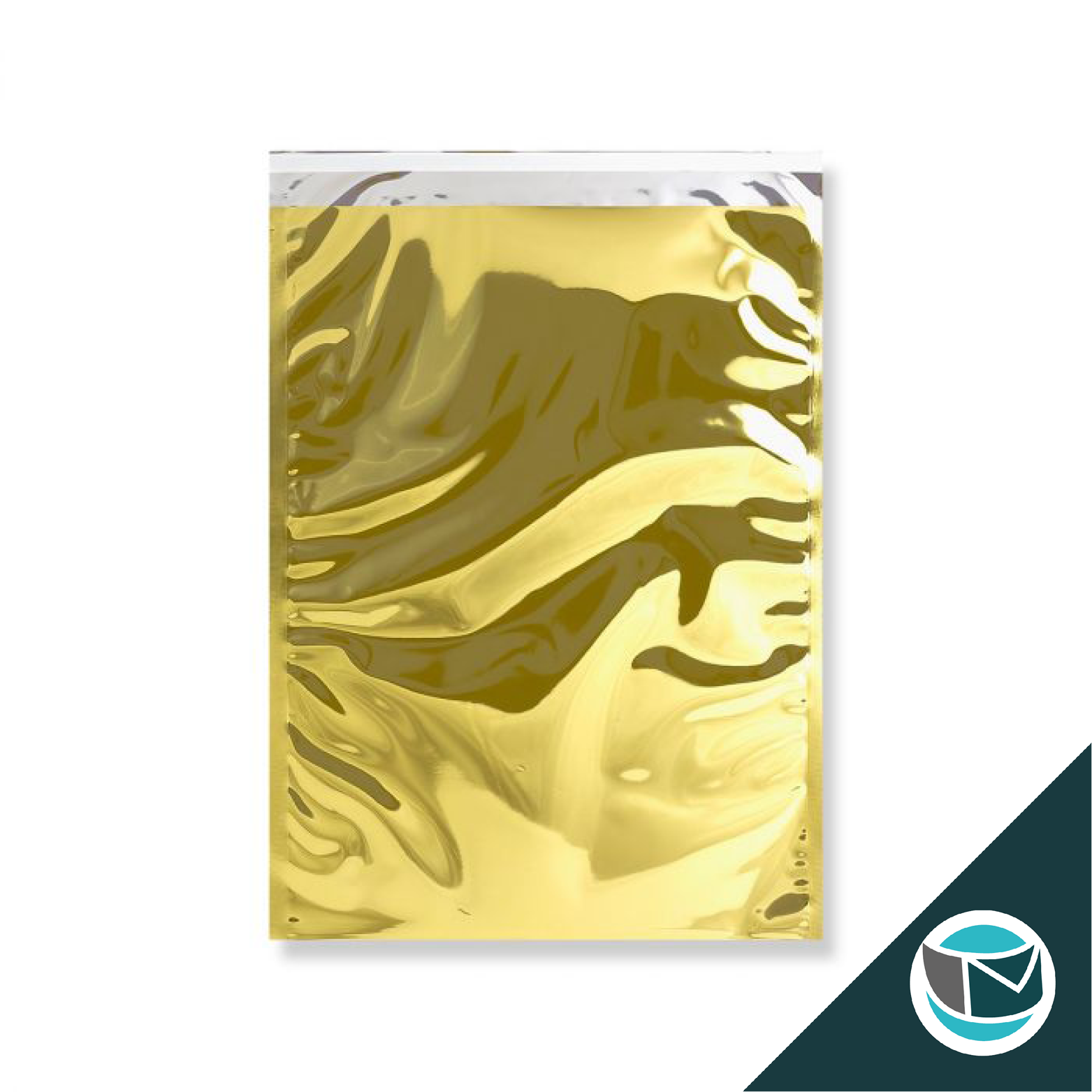 Metallic Folie Envelop (Glans) - 324x254 mm - Goud