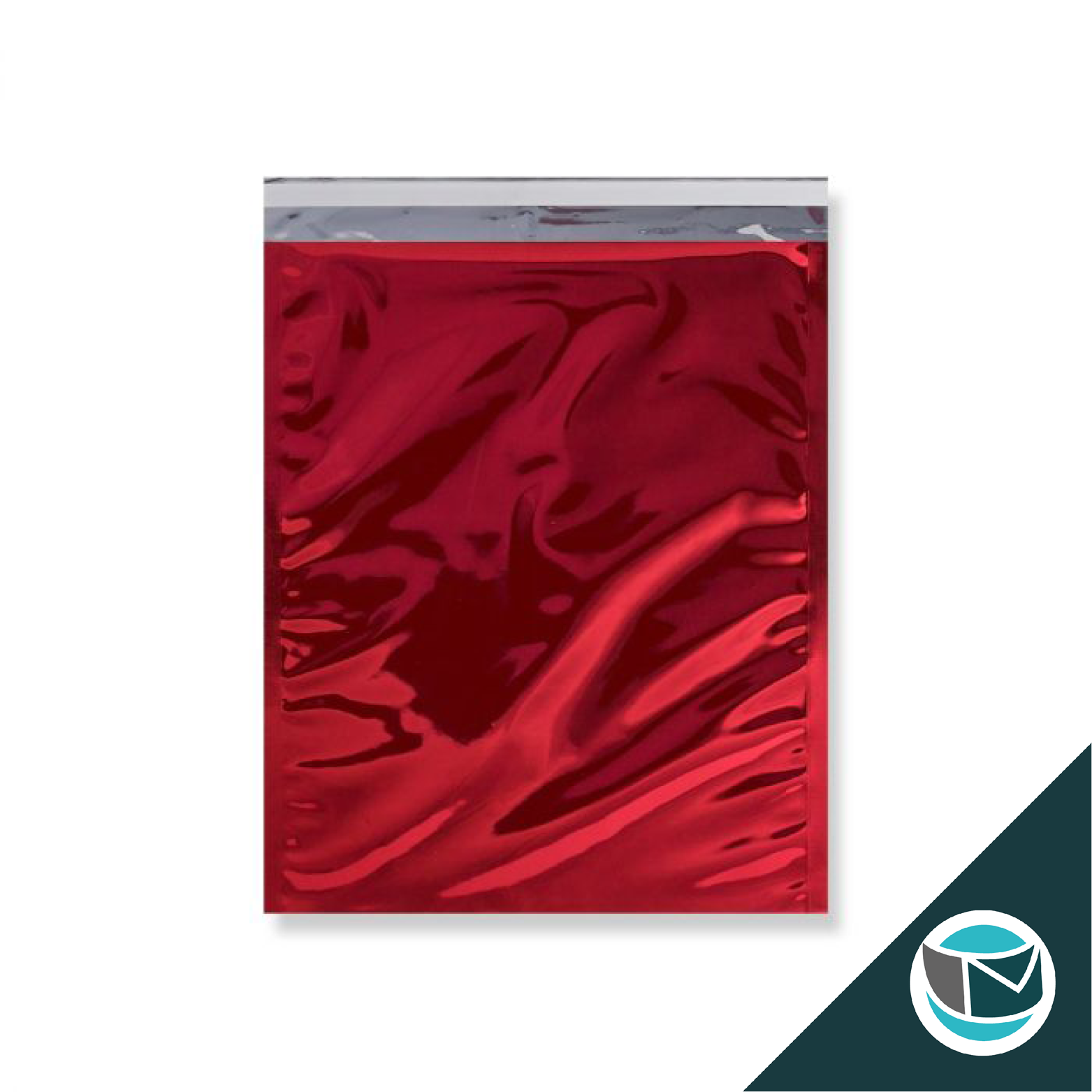 Metallic Folie Envelop (Glans) - 324x254 mm - Rood