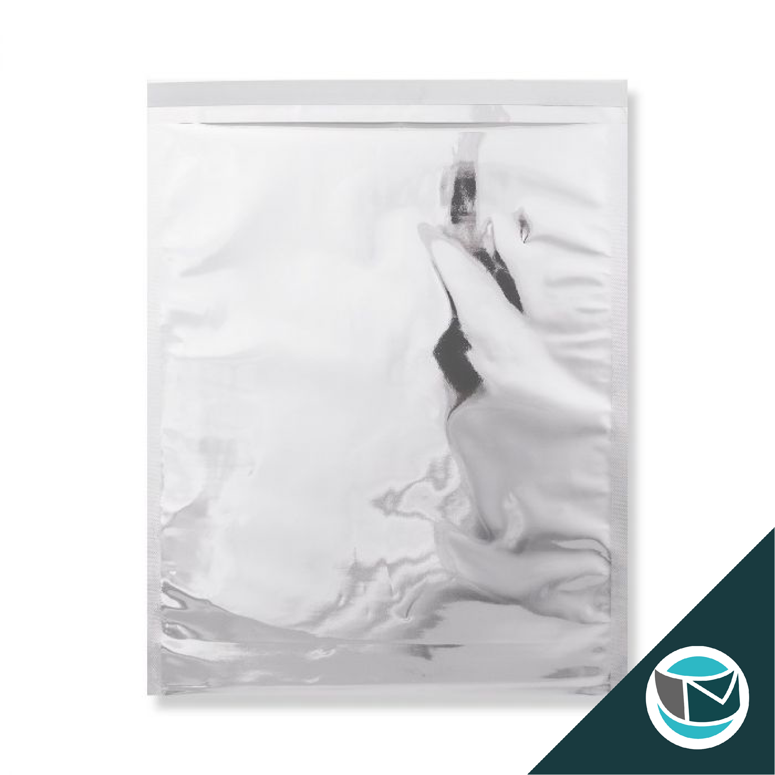 Metallic Folie Envelop (Glans) - 324x254 mm - Zilver
