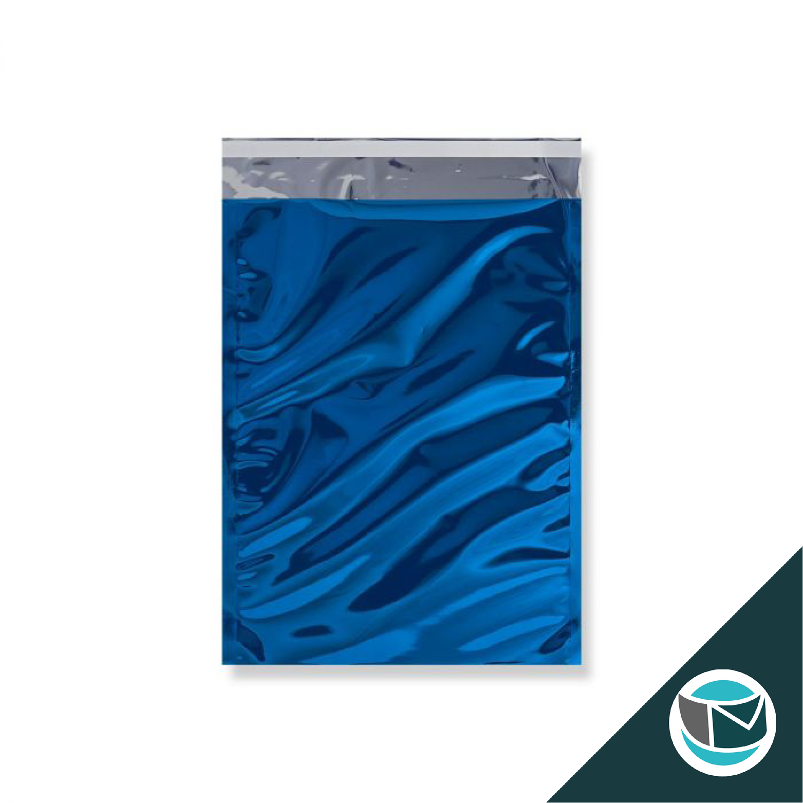 Metallic Folie Envelop (Glans) - 324x229 mm (C4) - Blauw