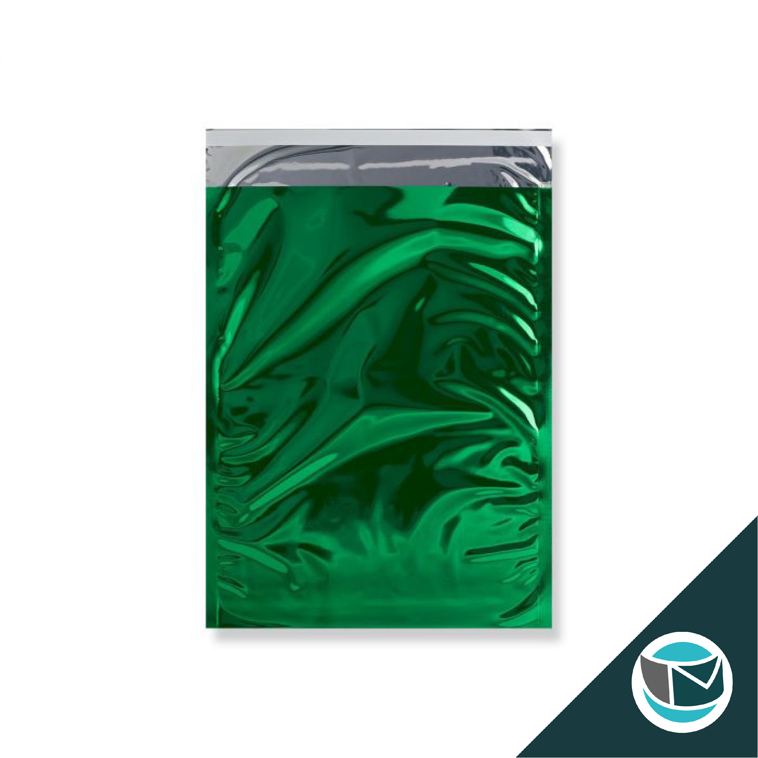 Metallic Folie Envelop (Glans) - 324x229 mm (C4) - Groen