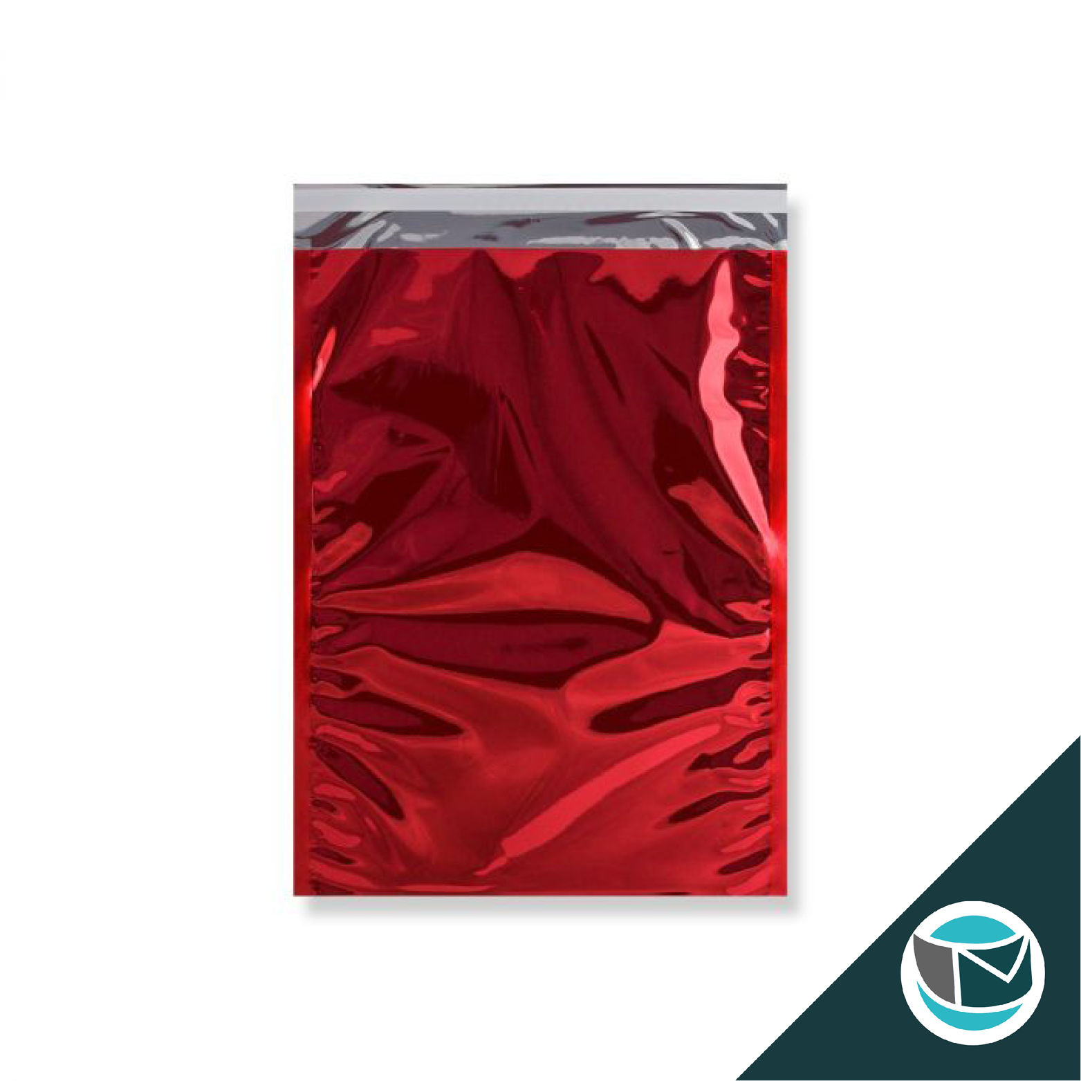 Metallic Folie Envelop (Glans) - 324x229 mm (C4) - Rood