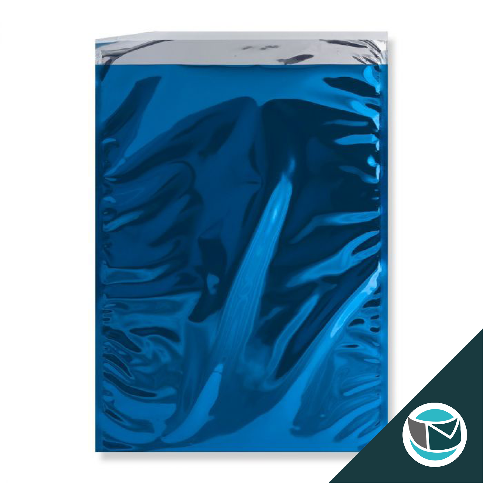 Metallic Folie Envelop (Glans) - 450x320 mm (C3) - Blauw