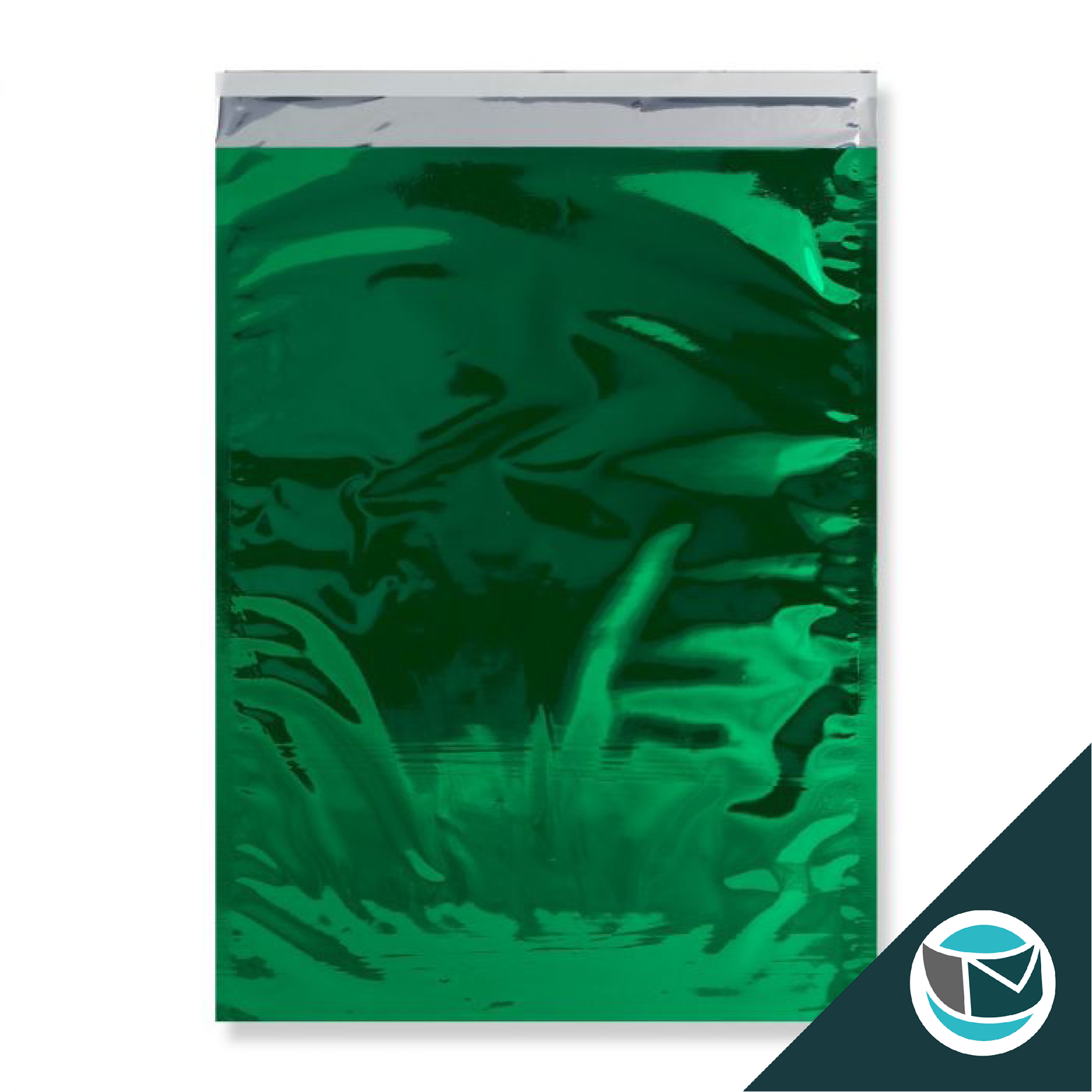 Metallic Folie Envelop (Glans) - 450x320 mm (C3) - Groen