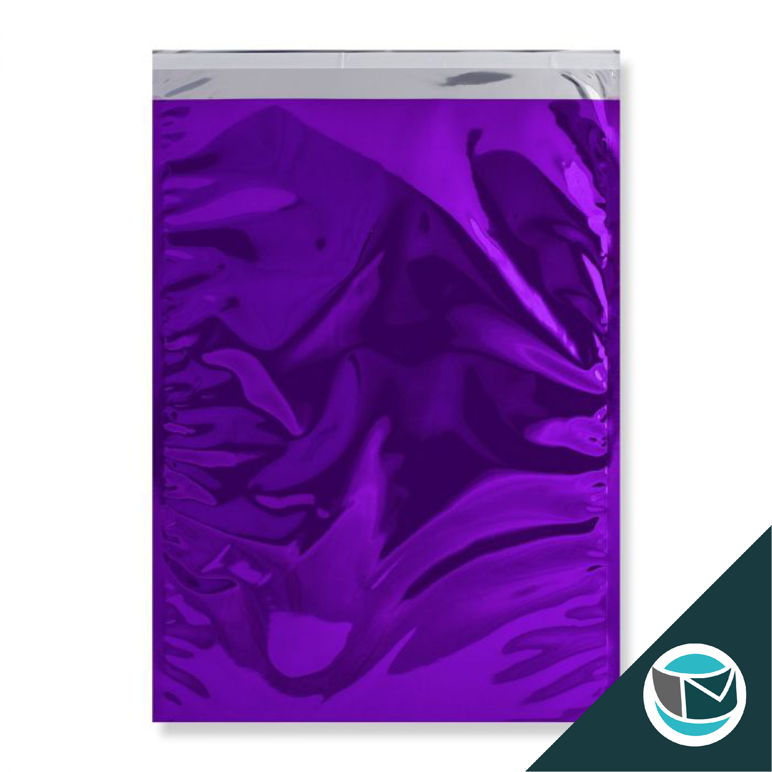 Metallic Folie Envelop (Glans) - 450x320 mm (C3) - Paars