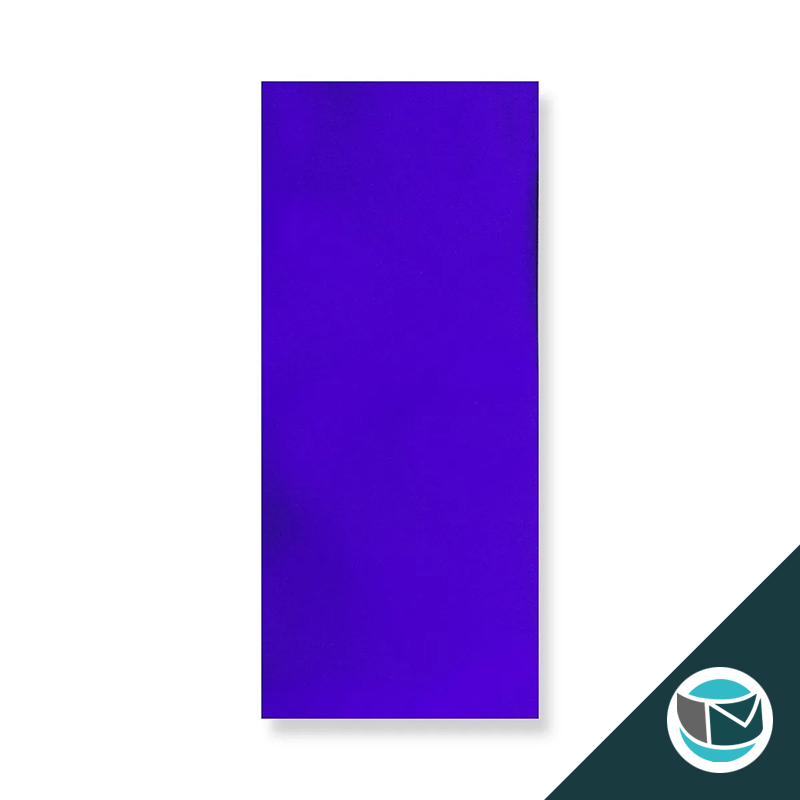 Metallic Folie Envelop (Mat) - 220x110 mm - Donkerblauw