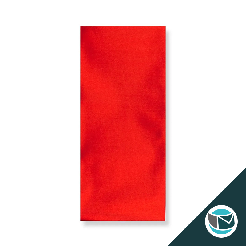 Metallic Folie Envelop (Mat) - 220x110 mm - Rood