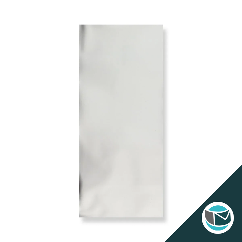 Metallic Folie Envelop (Mat) - 220x110 mm - Zilver