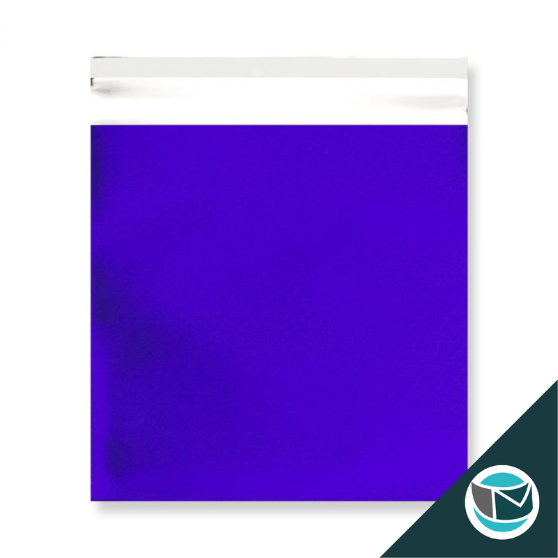Metallic Folie Envelop (Mat) - 165x165 mm - Donkerblauw