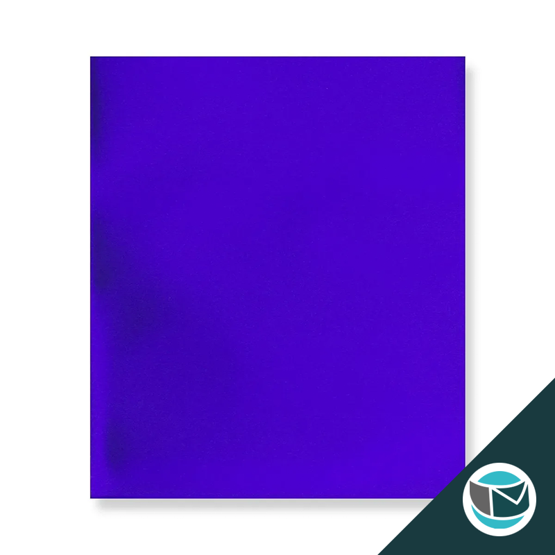 Metallic Folie Envelop (Mat) - 165x165 mm - Donkerblauw