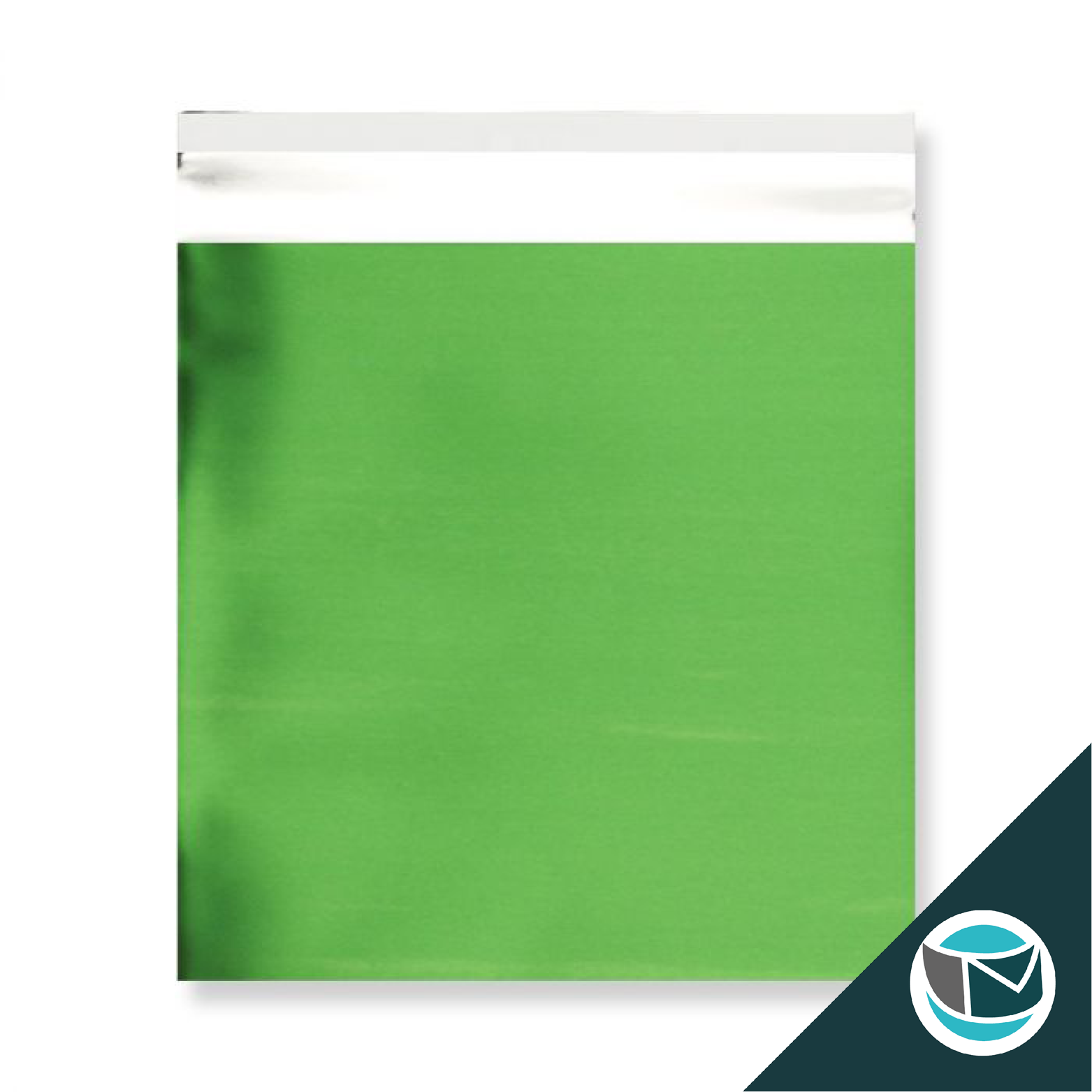 Metallic Folie Envelop (Mat) - 165x165 mm - Groen