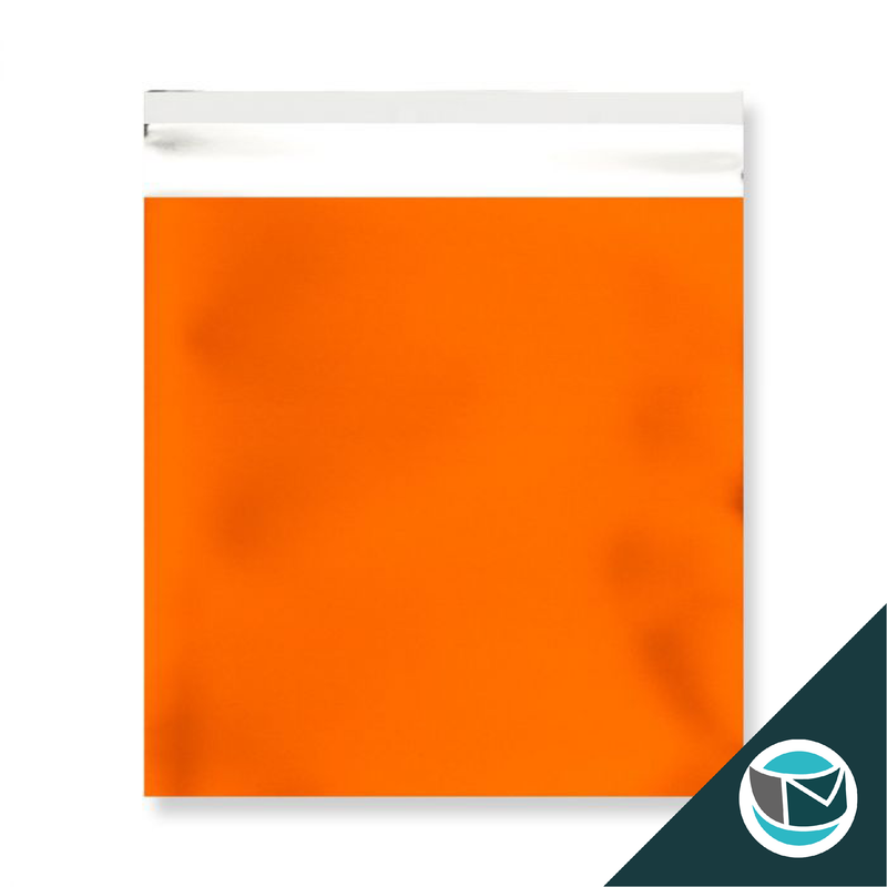 Metallic Folie Envelop (Mat) - 165x165 mm - Oranje