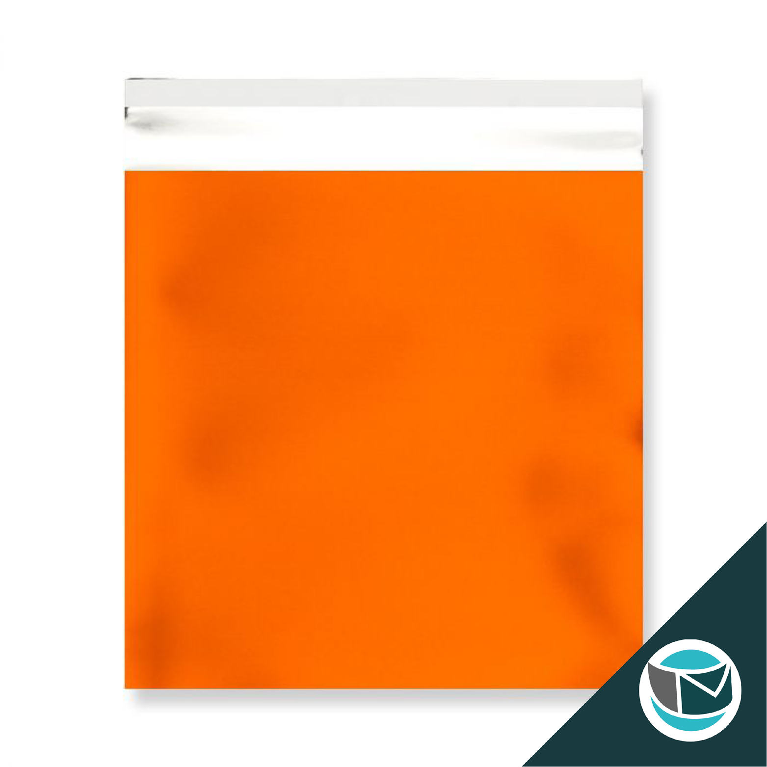 Metallic Folie Envelop (Mat) - 165x165 mm - Oranje