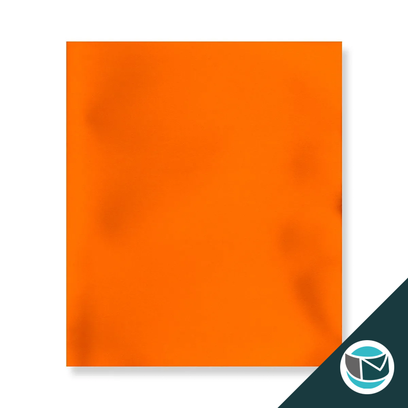Metallic Folie Envelop (Mat) - 165x165 mm - Oranje