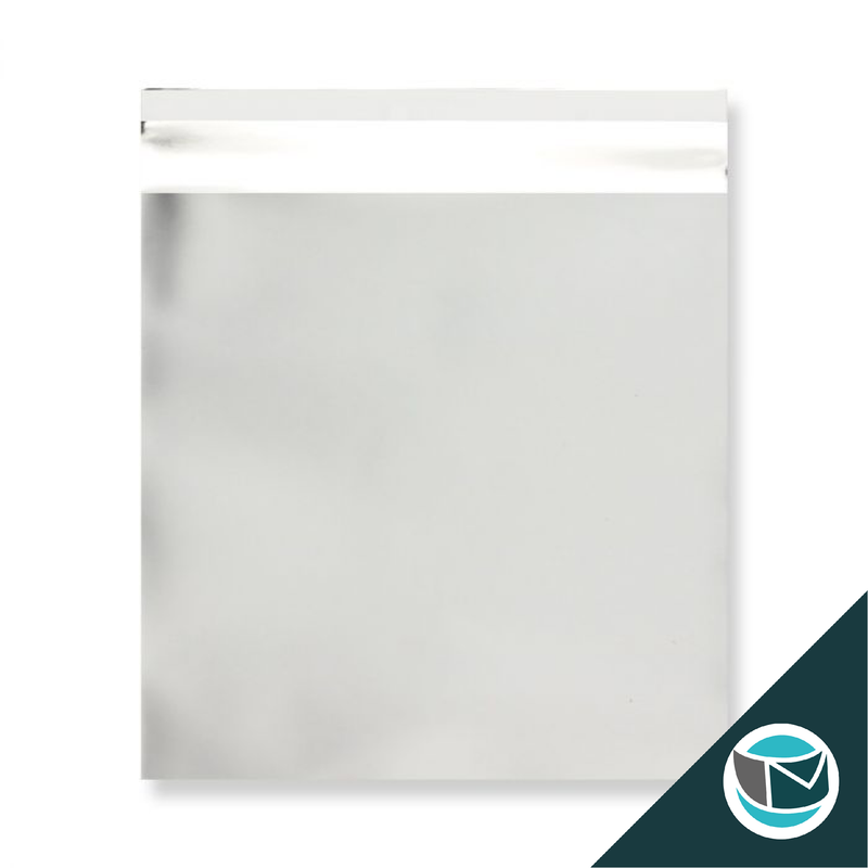 Metallic Folie Envelop (Mat) - 165x165 mm - Zilver