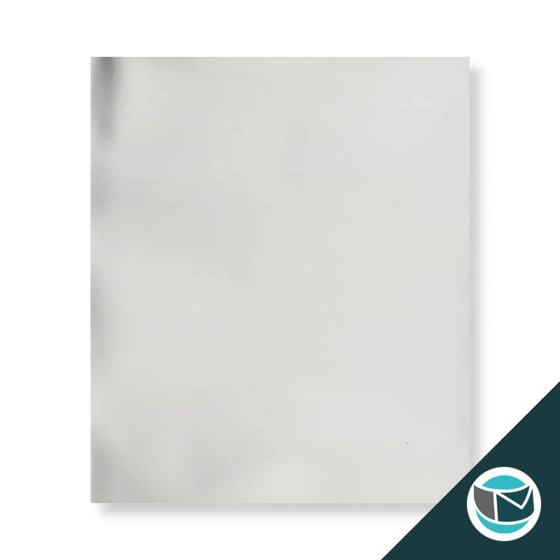 Metallic Folie Envelop (Mat) - 165x165 mm - Zilver