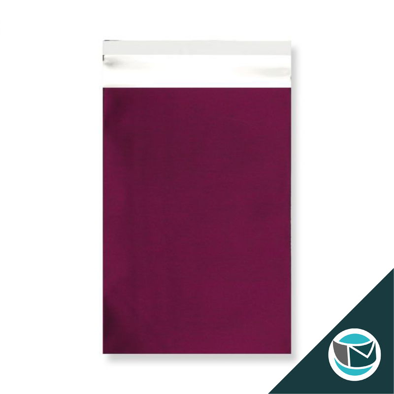 Metallic Folie Envelop (Mat) - 250x180 mm (C5+) - Bordeaux