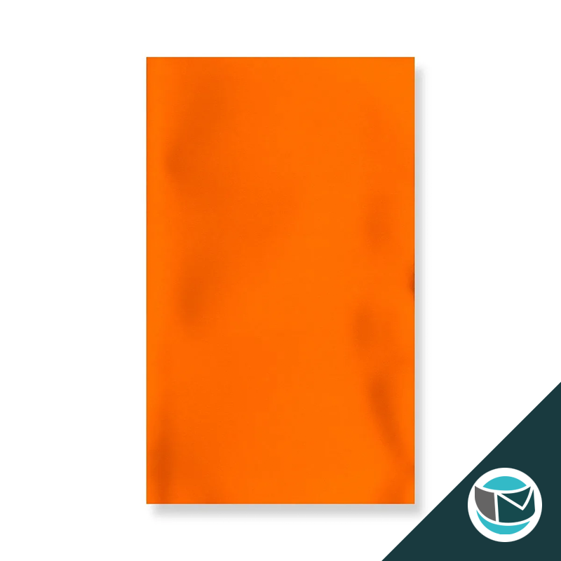 Metallic Folie Envelop (Mat) - 250x180 mm (C5+) - Oranje