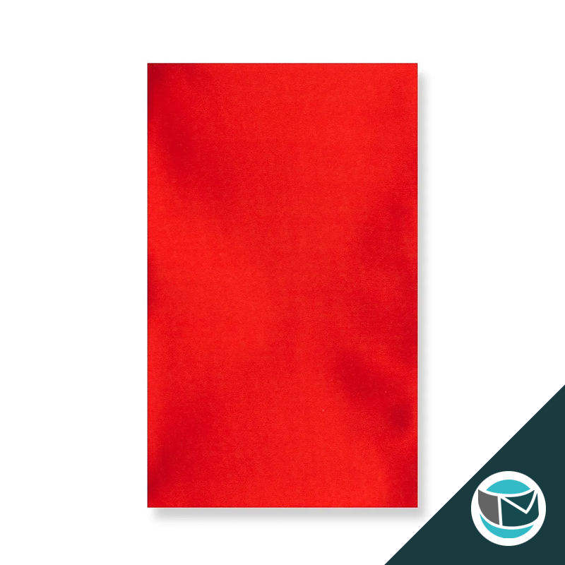 Metallic Folie Envelop (Mat) - 250x180 mm (C5+) - Rood