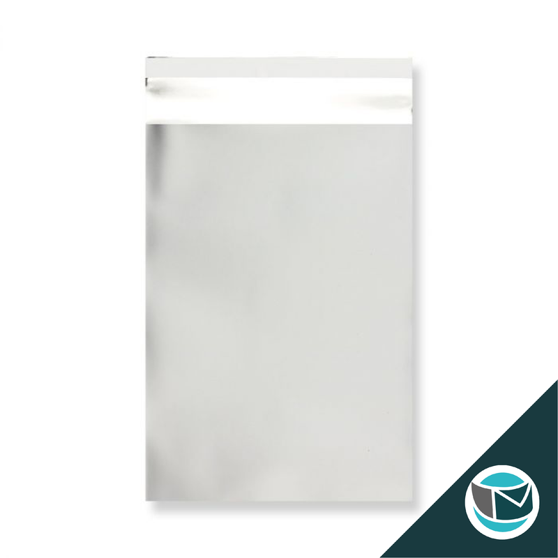 Metallic Folie Envelop (Mat) - 320x230 mm (C4) - Zilver