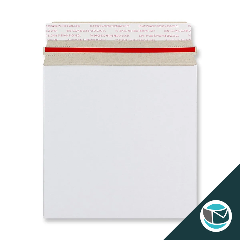 Kartonnen Duplex Enveloppen - 164x164 mm - Wit
