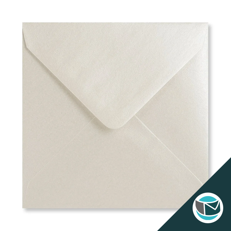 Gekleurde Envelop - 130x130 mm - Oester Glans 90 grams