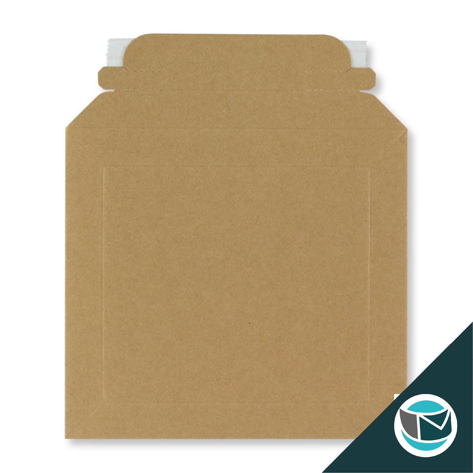 Golfkarton Envelop Bruin 194x292 mm