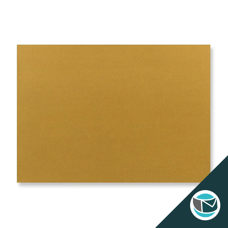Wenskaart Envelop met Puntklep Strip - 162x229 mm (C5)  - Goud