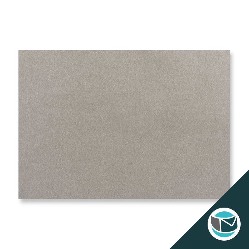 Wenskaart Envelop met Puntklep Strip - 162x229 mm (C5)  - Zilver